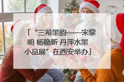 “三希墨韵——宋黎明 杨稳新 丹萍水墨小品展”在西安举办