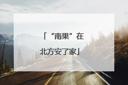 “南果”在北方安了家