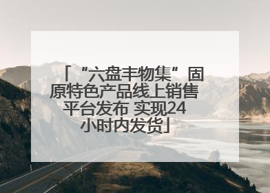“六盘丰物集”固原特色产品线上销售平台发布 实现24小时内发货