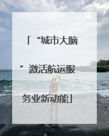 “城市大脑”激活航运服务业新动能