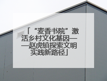 “麦香书院”激活乡村文化基因——赵虎镇探索文明实践新路径