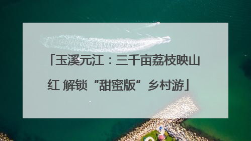 玉溪元江：三千亩荔枝映山红 解锁“甜蜜版”乡村游