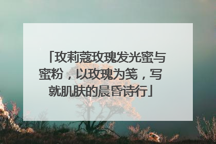 玫莉蔻玫瑰发光蜜与蜜粉，以玫瑰为笺，写就肌肤的晨昏诗行