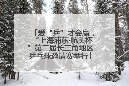 爱“乒”才会赢，“上海浦东·航头杯”第二届长三角地区乒乓球邀请赛举行
