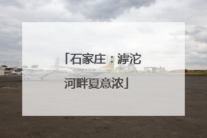 石家庄：滹沱河畔夏意浓