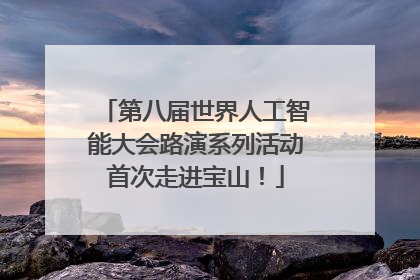 第八届世界人工智能大会路演系列活动首次走进宝山！