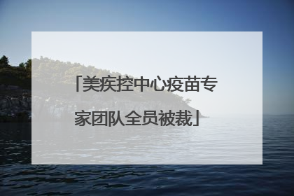 美疾控中心疫苗专家团队全员被裁