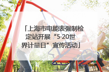 上海市电能表强制检定站开展“5·20世界计量日”宣传活动