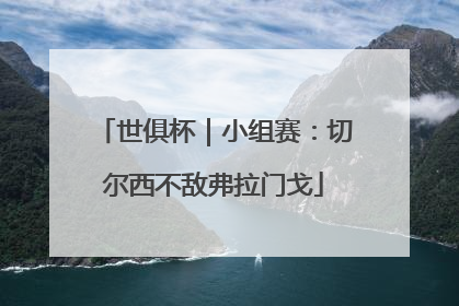 世俱杯｜小组赛：切尔西不敌弗拉门戈