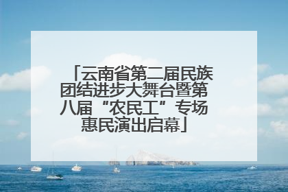 云南省第二届民族团结进步大舞台暨第八届“农民工”专场惠民演出启幕