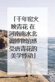 千年窑火映青花 在河南南水北调博物馆感受唐青花的美学悸动
