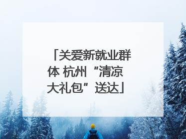 关爱新就业群体 杭州“清凉大礼包”送达