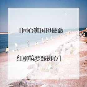 同心家国担使命 红柳筑梦践初心