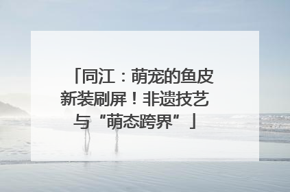 同江：萌宠的鱼皮新装刷屏！非遗技艺与“萌态跨界”