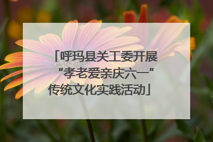 呼玛县关工委开展“孝老爱亲庆六一”传统文化实践活动