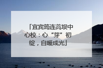 宜宾筠连蒿坝中心校：心“芽”初绽，自暖成光