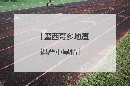 墨西哥多地遭遇严重旱情