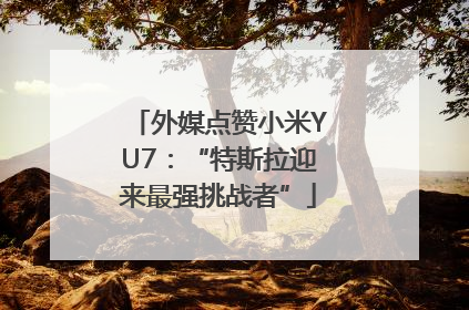 外媒点赞小米YU7：“特斯拉迎来最强挑战者”