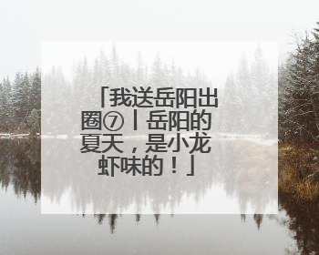 我送岳阳出圈⑦丨岳阳的夏天，是小龙虾味的！