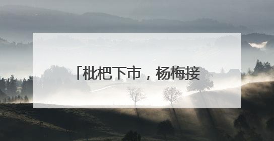 枇杷下市，杨梅接力，杭州超山千亩杨梅正“红妆”