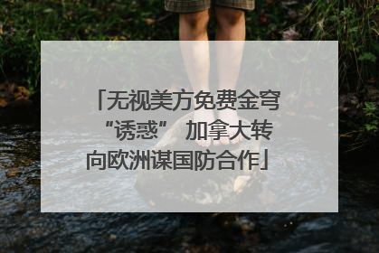 无视美方免费金穹“诱惑” 加拿大转向欧洲谋国防合作