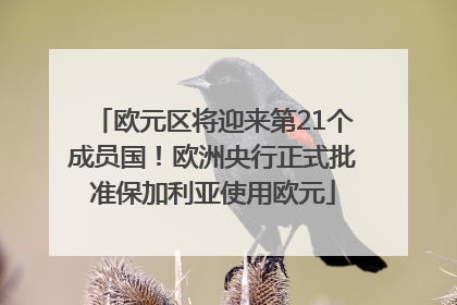 欧元区将迎来第21个成员国！欧洲央行正式批准保加利亚使用欧元