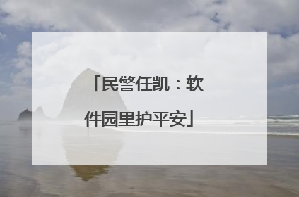 民警任凯：软件园里护平安
