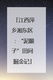 江西萍乡湘东区：“泥腿子”田间掘金记