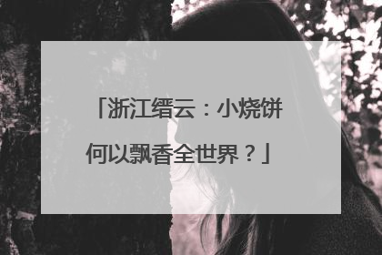 浙江缙云：小烧饼何以飘香全世界？
