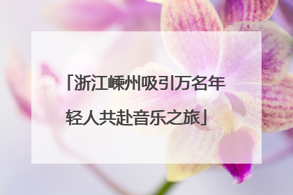 浙江嵊州吸引万名年轻人共赴音乐之旅