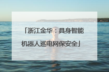 浙江金华：具身智能机器人巡电网保安全