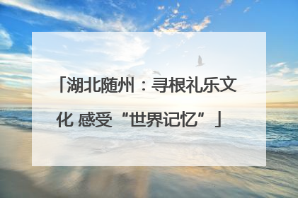 湖北随州：寻根礼乐文化 感受“世界记忆”