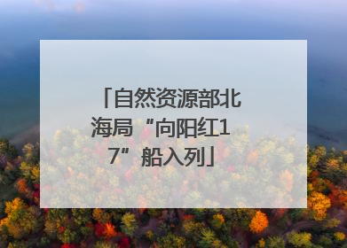 自然资源部北海局“向阳红17”船入列