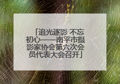 追光逐影 不忘初心——南平市摄影家协会第六次会员代表大会召开