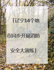 辽宁14个地市同步开展消防安全大演练