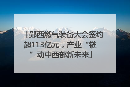 郧西燃气装备大会签约超113亿元，产业“链”动中西部新未来