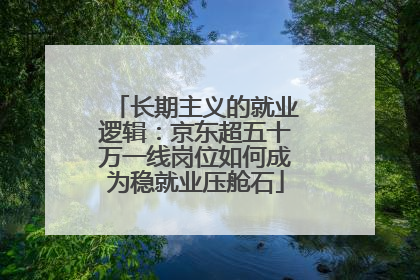 长期主义的就业逻辑：京东超五十万一线岗位如何成为稳就业压舱石