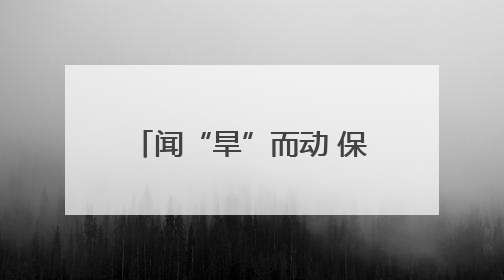 闻“旱”而动 保灌保供——陕西抗旱一线走访见闻