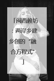 闽西赖坊：两岸乡建乡创的“融合方程式”