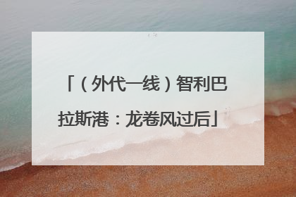 （外代一线）智利巴拉斯港：龙卷风过后